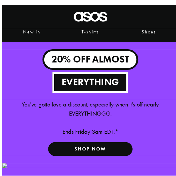 20% off almost EVERYTHING 😵‍💫