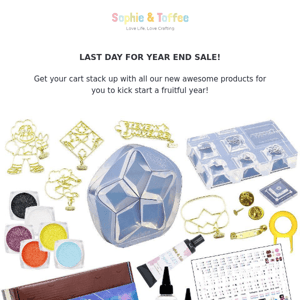 Last Day for Year End Sale!
