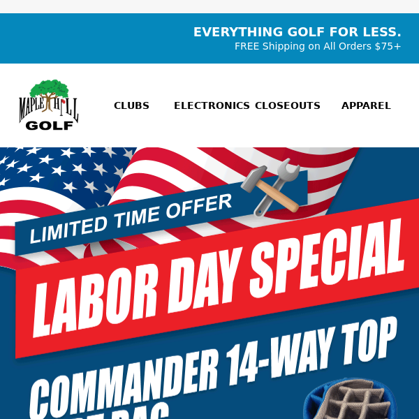 SPECIAL 👉 Commander Cart Bag ONLY $135.99*