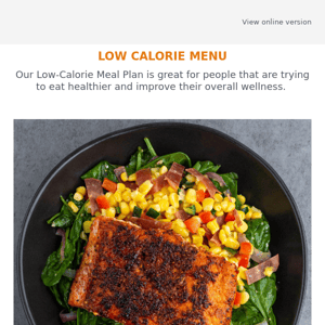 Low Calorie Meals + Discount Code