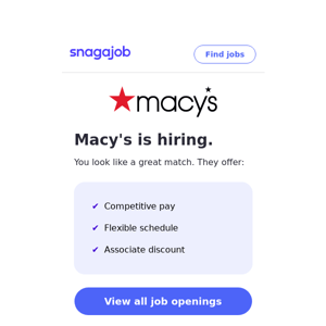 Macy's is Hiring Near You