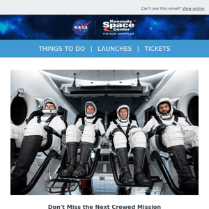 NASA’S SpaceX Crew-6 Launch Viewing on Sale