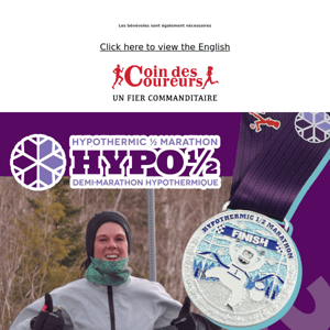 Ne manquez pas le 2023 Demi Marathon Hypothermique ! ❄️