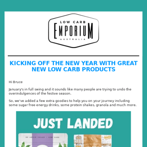 Awesome New Products at Low Carb Emporium