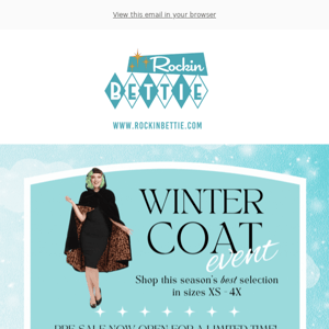 ✨🧥 The Winter Coat Event is HERE!
