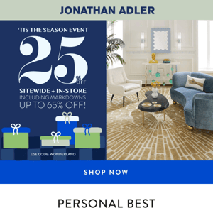 25% Off Presents With Personality