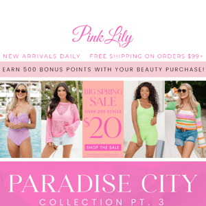 just dropped: PART 3 of the Paradise City Collection 🌴