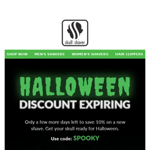 This discount is expiring ☠️