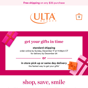 Get those gifts 🎁 Here’s 20% OFF, including prestige & fragrance 🎁