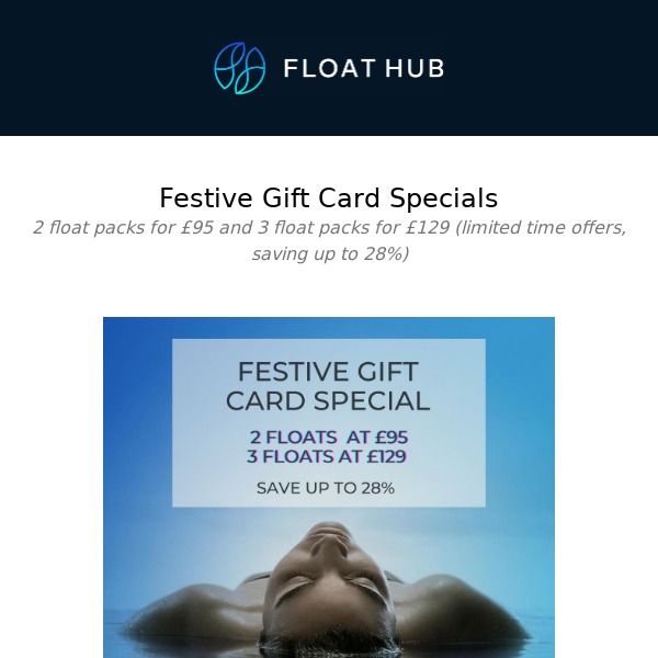 December Gift Card Specials 🎁 (up to 28% savings)