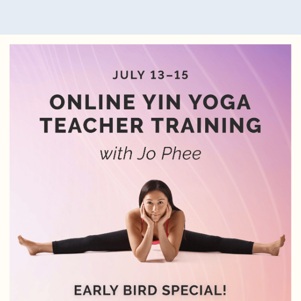 Get Certified as a Yin Yoga Teacher ☯️