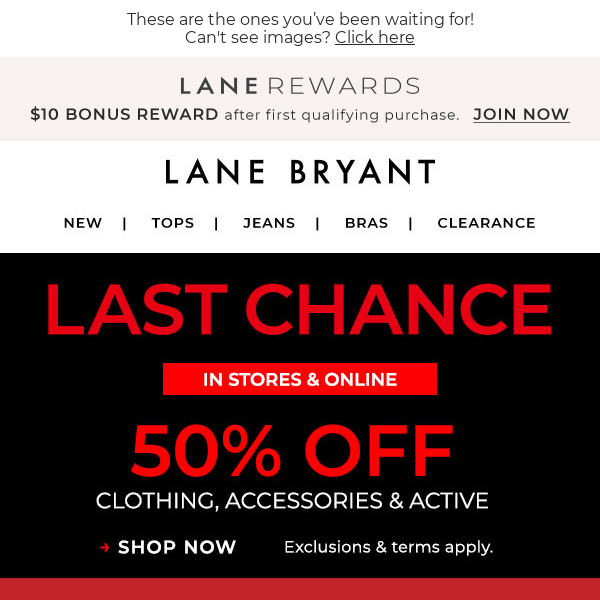 LAST CALL! $45 sexy bra + panty sets. $39 jeans. 50% OFF.