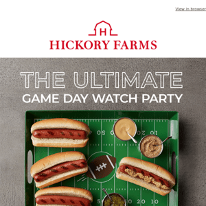 How to plan a 🏈 watch party