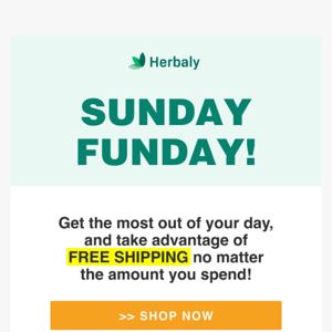 Herbaly, Your Free Shipping Code is Inside