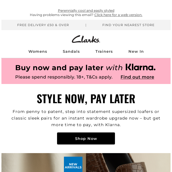 Shop statement loafers now and pay later - Clarks UK