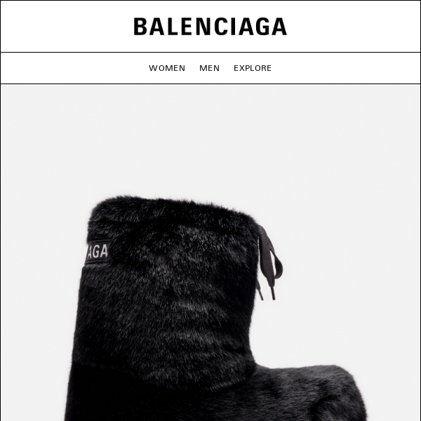 Balenciaga Men's Skiwear Alaska Low Boots - Black - Size 10