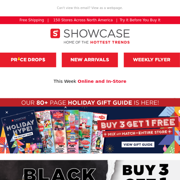 Black Friday BEGINS: Buy 3, Get 1 Free Entire Store