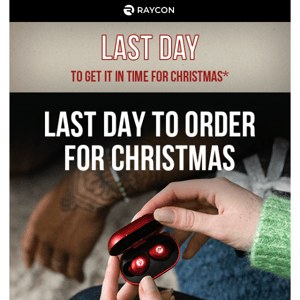 LAST DAY to order for Christmas! Save AND get free expedited shipping on orders over $85.