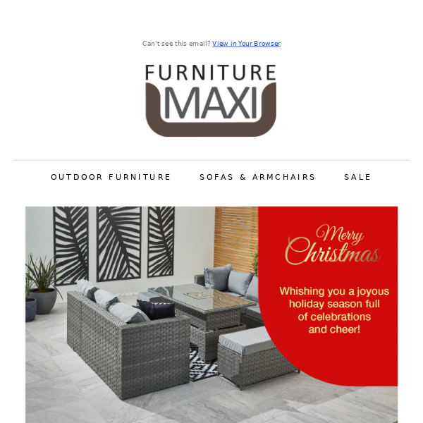 Happy holidays from Furniture Maxi 🎄