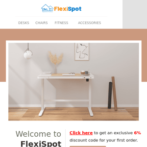 Welcome to FlexiSpot! 💙