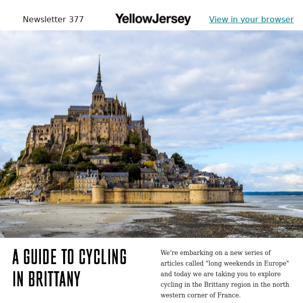 Long weekends in Europe: cycling in Brittany