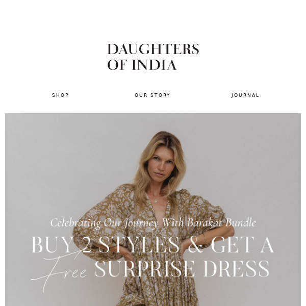 Buy 2 Styles Get a FREE Surprise Dress!