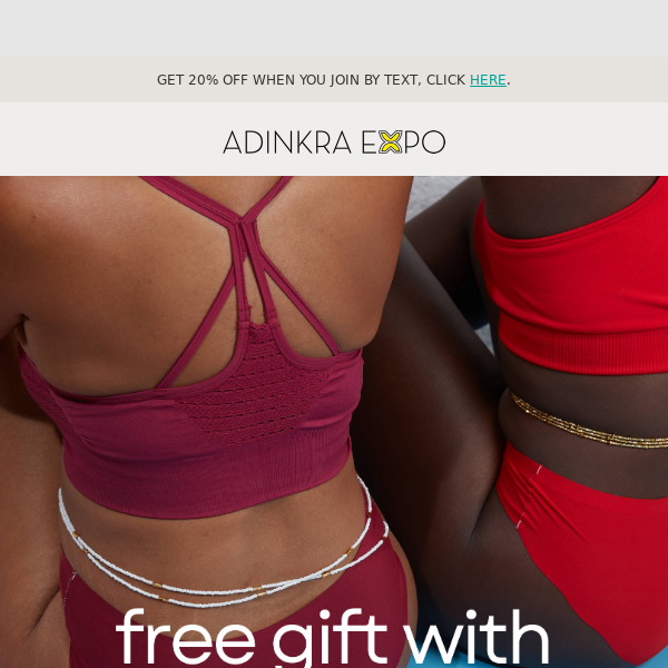 💖 Get a FREE gift 🎁 when you shop 💖