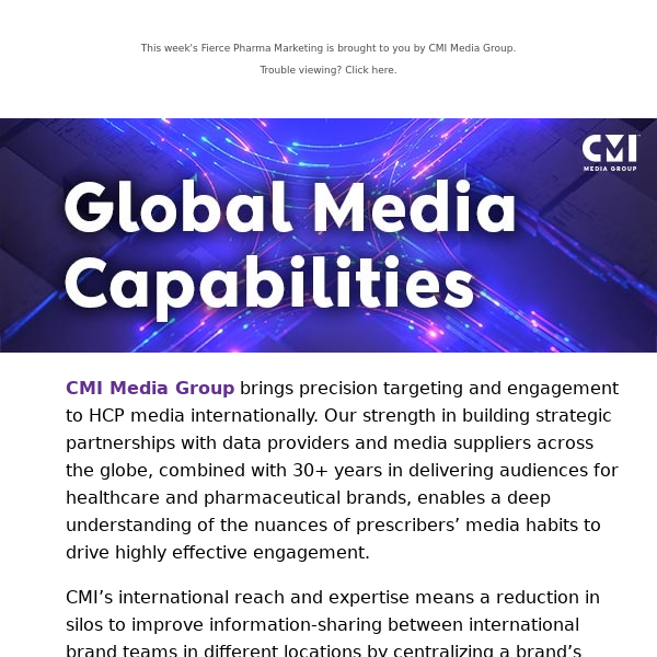 CMI Media Group Expands Global Opportunities