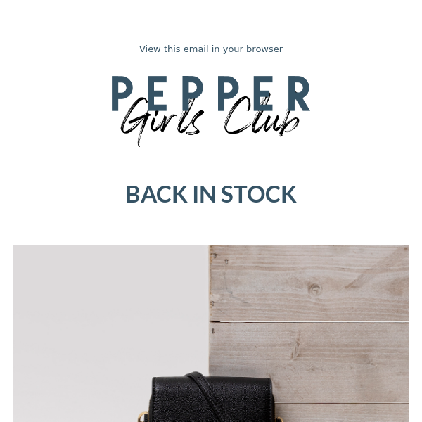 Back in Stock: The Pepper Pouch