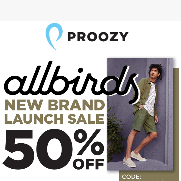 allbirds: Up to 40% off + Extra 50% off EVERYTHING!
