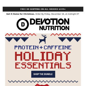 Add Protein to Your Caffeine with this NEW Holiday Bundle