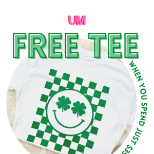 FREE Tee🍀💚👏