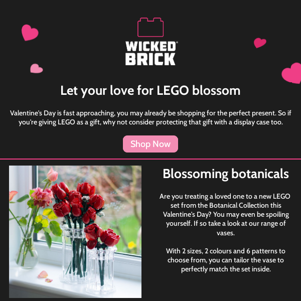 Let your love for LEGO blossom ❤️ - Wicked Brick