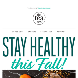 25% OFF Cold & Flu Teas 💪 Stay Healthy this Fall