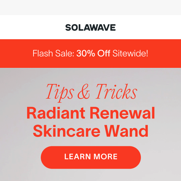 Tips & Tricks: Radiant Renewal Skincare Wand