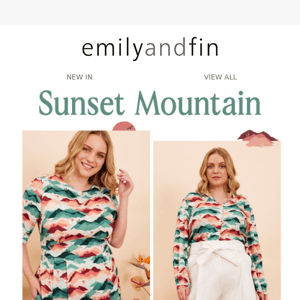 Print Intro: Sunset Mountain ⛰️☀️