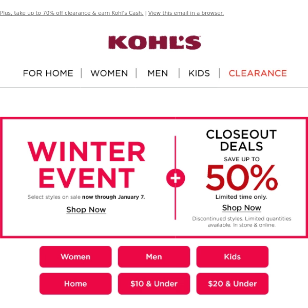 Up to 70% Off Cuddl Duds Bedding + Earn Kohl's Cash