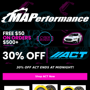 30% OFF ACT EXPIRES AT MIDNIGHT!🤯