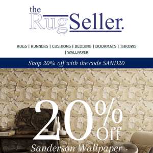 Shop 20% off Designer Wallpaper by Sanderson continues | USE CODE SAND20 - New Styles Just Added