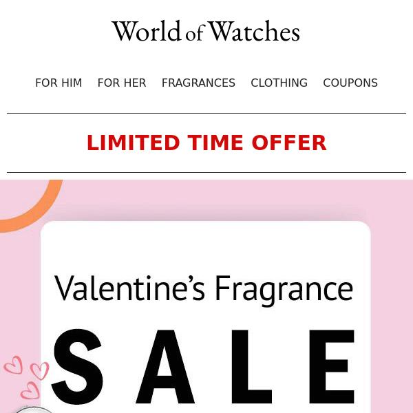 💘V-DAY Fragrance Sale