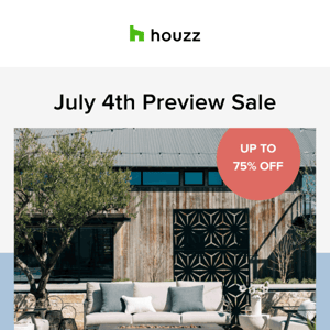 🎟️ Early access to our July 4th Sale