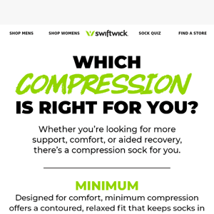 How Much Compression Should Your Socks Have?
