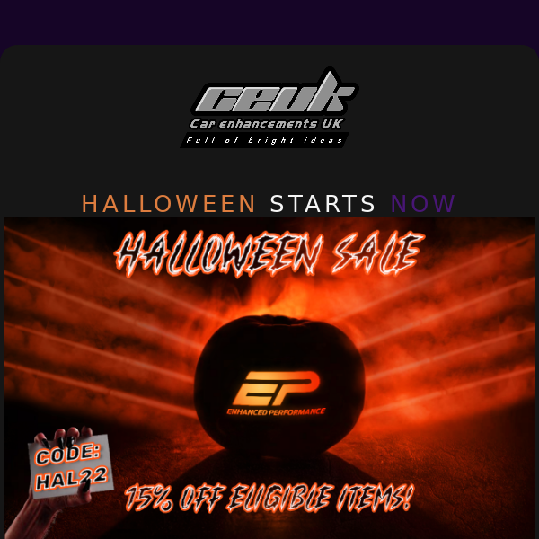 Halloween Sale Starts Now! ☠️