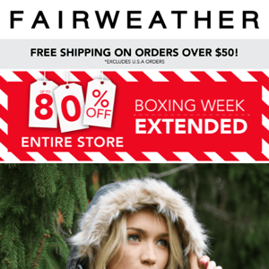 🔥 BOXING WEEK BLOWOUT CONTINUES! 🔥 UP TO 80% OFF ENTIRE STORE!