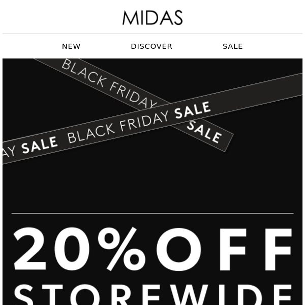 THIS IS BIG | 20% Off Storewide Starts Now