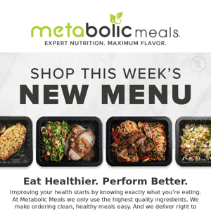 Shop for healthy, chef-prepared meals!
