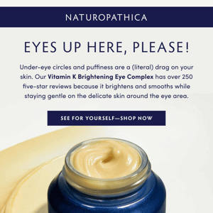 The fast fix for under-eye circles 👀