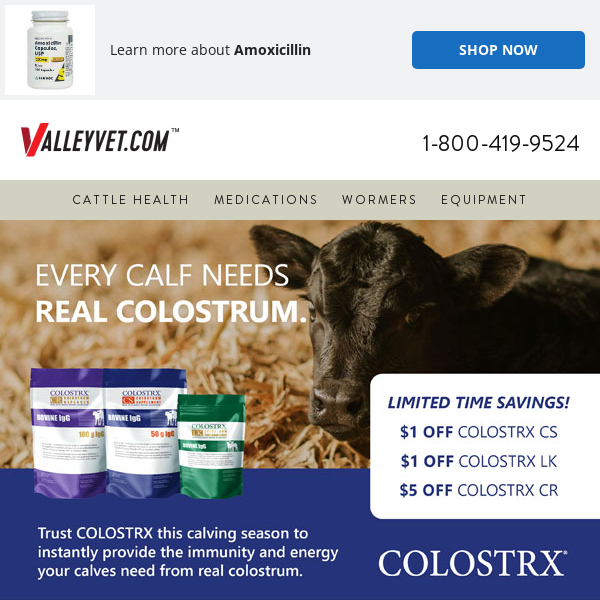 $5 off this Colostrum Replacer
