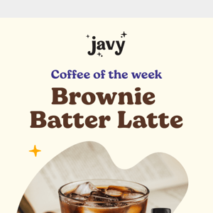 Brownie Batter Latte ☕️