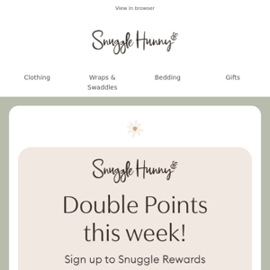Double Reward Points this Week 🎉